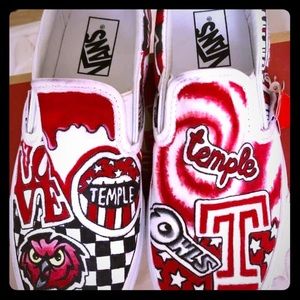 Temple University Owls Vans
